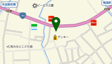ゲンキー 万行町店の地図画像