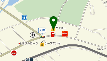 ゲンキー 豊島店の地図画像