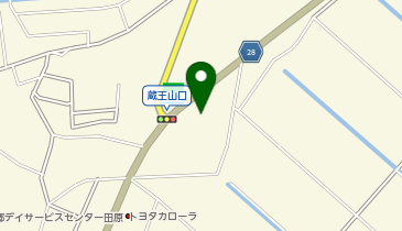 ゲンキー 蔵王北荒井店の地図画像