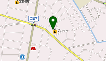 ゲンキー 江留下店の地図画像