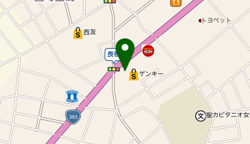 ゲンキー 西長根店の地図画像
