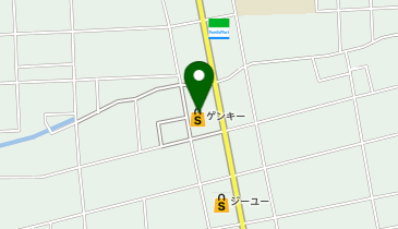 ゲンキー 北小向店の地図画像