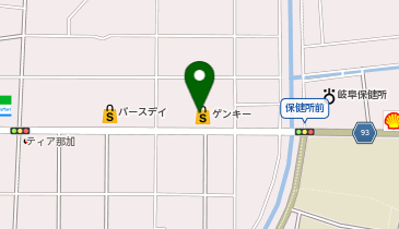 ゲンキー 前洞新町店の地図画像