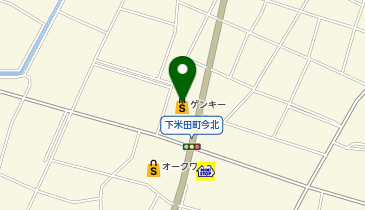 ゲンキー 下米田店の地図画像