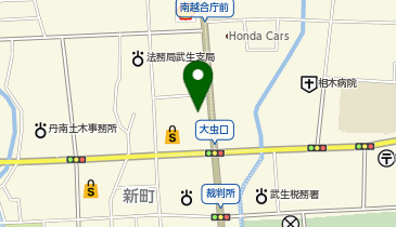 ゲンキー 武生新町店の地図画像