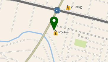 ゲンキー 中店の地図画像
