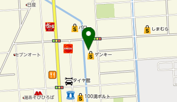 ゲンキー 木崎店の地図画像