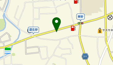 ゲンキー 粟野店の地図画像