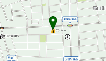 ゲンキー 高山店の地図画像
