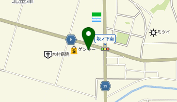 ゲンキー 金津店の地図画像