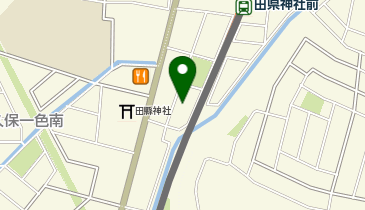 ゲンキー 田県店の地図画像