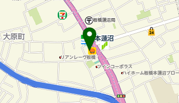 庄や 本蓮沼店の地図画像