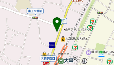 カフェ&ベーカリー ミヤビ 大森店の地図画像