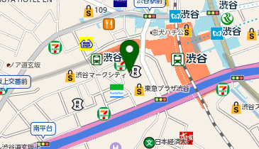 神田の肉バルRUMP CAP 渋谷店の地図画像