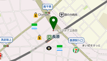 庄や 長原店の地図画像