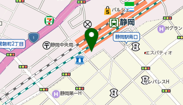 本格板前居酒屋 お魚総本家 アスティ静岡店の地図画像