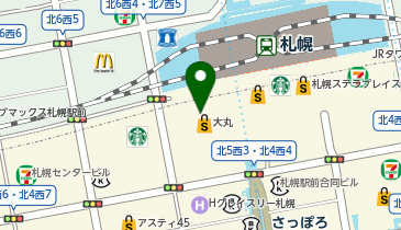 コムサ・プラチナ 札幌大丸の地図画像