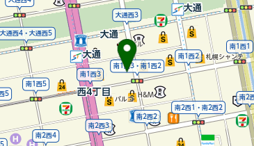 コムサプラチナ 札幌三越の地図画像
