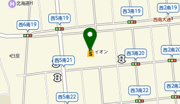 コムサイズム イオン帯広の地図画像