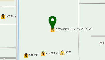 コムサイズム イオン名寄SCの地図画像
