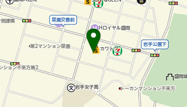 ルミノーゾ・コムサ 盛岡川徳の地図画像