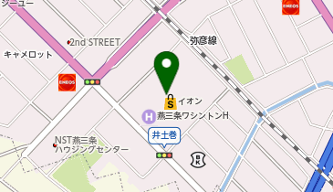 コムサイズム イオン県央の地図画像