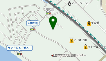コムサスタイル アリオ上田の地図画像