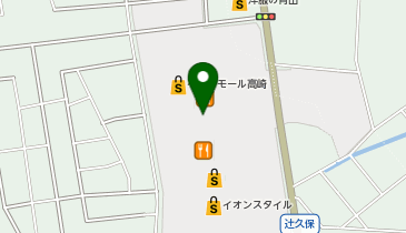 コムサスタイル イオンモール高崎の地図画像