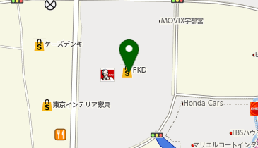 コムサスタイル 宇都宮インターパークの地図画像