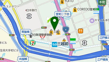 プレシャスマイルド・コンフォート 日本橋三越の地図画像