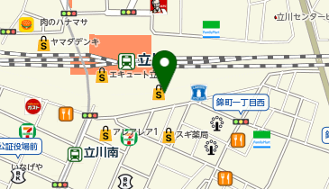 ルミノーゾ・コムサ 立川グランデュオの地図画像