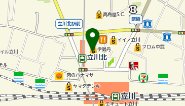 コムサプラチナ 立川伊勢丹の地図画像