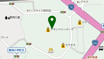 コムサスタイル 南町田グランベリーパークの地図画像