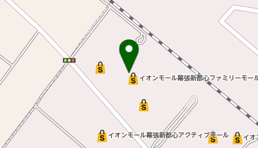 コムサイズム イオンモール幕張新都心の地図画像