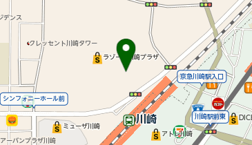 コムサスタイル 川崎ラゾーナの地図画像
