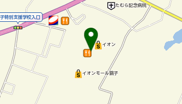 コムサイズム イオンモール銚子の地図画像