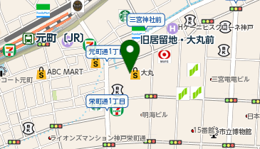 コムサ・プラチナ 神戸大丸の地図画像