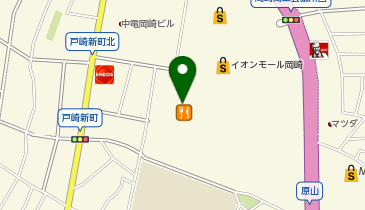 コムサイズム イオンモール岡崎の地図画像