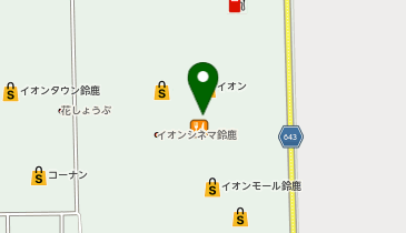 コムサイズム イオンモール鈴鹿の地図画像
