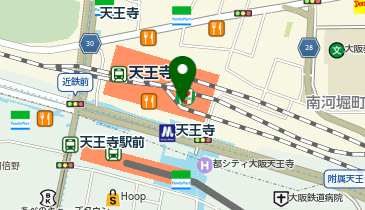 コムサスタイル 天王寺MIOの地図画像