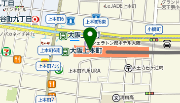 コムサプラチナ 上本町近鉄の地図画像