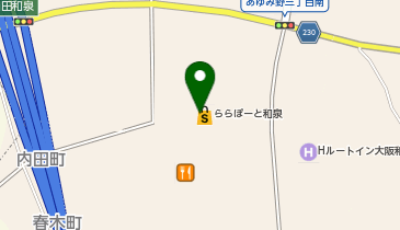 コムサスタイル ららぽーと和泉の地図画像