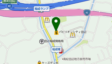 コムサイズム 田辺パビリオンシティオークワの地図画像