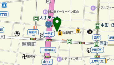 コムサ・プラチナ 富山大和の地図画像