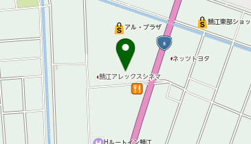 コムサイズム アルプラザ鯖江の地図画像