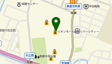 コムサイズム イオンモール姫路リバーシティの地図画像