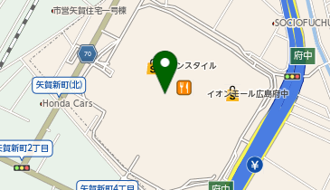 コムサイズム イオンモール広島府中の地図画像