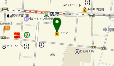 コムサイズム イオン防府の地図画像