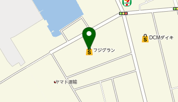 コムサイズム フジグラン宇部の地図画像