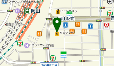 コムサ・プラチナ 岡山高島屋の地図画像